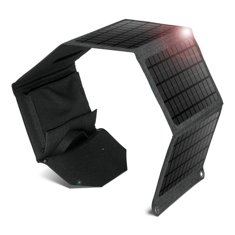 30W Foldable Solar Panel Dual USB 5-Folding Solar Panel Charger for Mobile Phone Camping Hiking 30W Foldable Solar Panel Dual USB 5-Folding Solar Panel Charger for Mobile Phone Camping Hiking